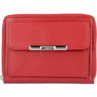 Esquire Leder Geldbörse Helena RFID Wallet Red rot