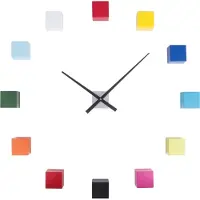 Karlsson - Wanduhr DIY Cubic - Multicolor - Ø24,5cm