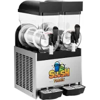 Royal Catering Granitor-Spender Slush Granita-Spender doppelt 2x 15L