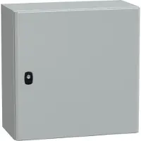 Schneider Electric NSYS3D5525P PanelSeT S3D Volltür mit Montageplatte H500xB500xT250 IP66 IK10 RAL7035.