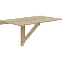 En.casa [] Klappbarer Schreibtisch 100x60x58cm Wandtisch Tisch Wandklapptisch ausklappbar