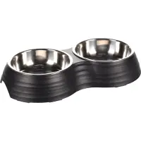 Flamingo futter- und wassernapf für hunde duo dinner aschau