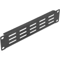 DeLOCK 10" Netzwerkschrank Panel Lüftungsschl. hor. 1HE schw