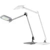 Hansa Schreibtisch-Lampe LED E-Motion, mit Sensorschaltung, 3 Farbtemp., silber