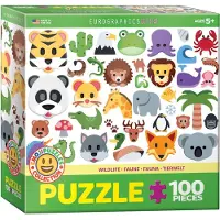 Eurographics Puzzle Emoji Tiere 100 Teile