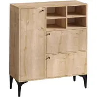 Kalune Design | Wandschrank Ewa Naturel MDF 100x125x35 cm | NADUVI