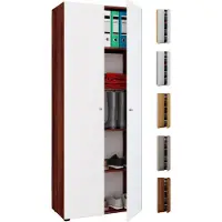 Hioshop Holz Mehrzweckschrank Vandol mit Drehtüren