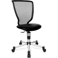 Topstar Kinder Bürostuhl / Drehstuhl TITAN JUNIOR Netzstoff / Kunstleder schwarz
