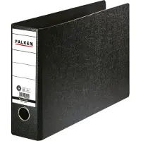 Falken Mappe 80mm DIN A4 quer Material: Hartpappe Material der Laminierung aussen: Hartpappe Material