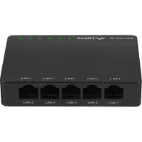 Lanberg DSP2-1005-12V, Unmanaged, Gigabit Ethernet (10/100/1000)