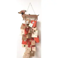 Folia Adventskalender-Set SAUSAGE DOG 54-teilig