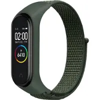 Cover-Discount Xiaomi Mi Band - Nylon Armband Klettverschluss grün