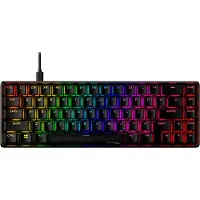 HyperX Alloy Origins 65 – Mechanische Gaming-Tastatur – HX Red (US-Layout), 65%, Kabelgebunden, USB, Mechanischer Switch, Schwarz