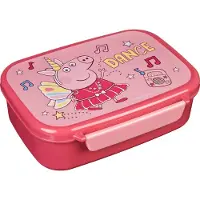 Pipsa Possu Lunchbox Peppa Pig Hellrosa