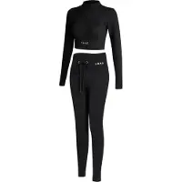 Yeaz RUNWAY Sportbekleidung Set mit langen Ärmeln, hoher Taille und figurschmeichelnder Passform