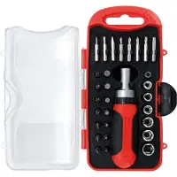 Bgs Bit / Socket Set, Chrom-Vanadium-Stahl, 380 mm, 380 g