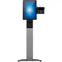 ELO Touch Solutions Wallaby Self-Service - Aufstellung - für POS-Terminal - Schwarz/Silber - Bodenaufstellung - für I-Series 4.0 (15.6 Zoll, 21.5 Zoll)