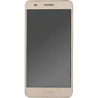 Huawei Original Display für Y6II Compact LCD + Rahmen Gold 02350VUK