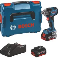 Bosch Akku-Drehschlagschrauber GDS 18V-330 HC, 2xAkku GBA 18V 5.0Ah, GAL 18V-40 Pro