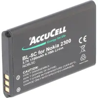 AccuCell Akku passend für Schnurlostelefon AVM Fritz!Fon C6 A051 Telekom A051 Li-Ion 3,7V 1100mAh