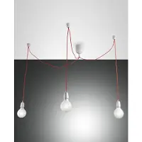 FABAS LUCE Pendelleuchte Blog E27 Ø120mm Weiß