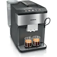 Siemens Kaffeevollautomat TP516DX3 EQ.500 classic connect, für Bohnen, 1500 W, bis 1,9 l/270 g, inkl. Zubehör, edelstahlfarben-schwarz