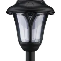 Relaxdays Solarlampen 5er Set, LED Solarlicht mit Erdspieß, HxD: 39 x 11 cm, moderne Gartenbeleuchtung, draußen, schwarz