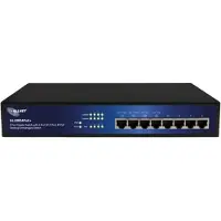 ALLNET ALL8804POE+, Unmanaged, L2, Gigabit Ethernet (10/100/1000), Power over Ethernet (PoE), Rack-Einbau