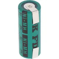 AccuCell Sanyo HR-4/5AU NiMH Akku 2150mAh 4/5A, 43x17mm mit Lötfahne in U-Form