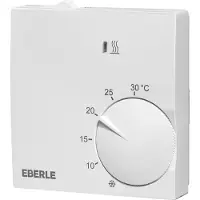 Eberle Raumregler Polarweiß (extra Flach, 5-30 Grad, mit Temperaturabsenkung)