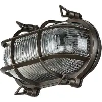 Licht-Erlebnisse Außenlampe Wand Schwarz Glas Echt-Messing Außenleuchte Wand Terrasse