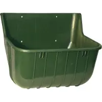 Kerbl Rinder-und Pferdetrog,rechteck Kunststoff ohne Kante ca.15 l