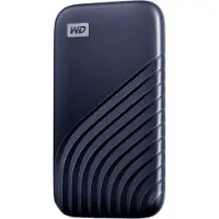 Western Digital My Passport SSD, 500 GB Solid State Drive, 1050MB/s, Blau