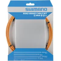 Shimano Road Bremszugset SIL-TEC beschichtet orange 2023 Bremszüge & -hüllen
