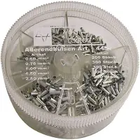 Vogt Verbindungstechnik 625388 Kabelsko-sortiment 0.50 mm² 2.50 mm² Metal 500 stk