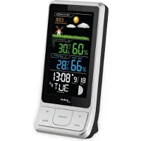 Technoline WS 6441, Silber, Innen-Hygrometer, Innen-Thermometer, Außen-Hygrometer, Außen-Thermometer, Hygrometer, Thermometer, Hygrometer, Thermometer, 20 - 99%, 20 - 99%