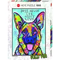 Heye Puzzle Dogs Never Lie, 1000 Teile, 1000 Stück(e), Kunst