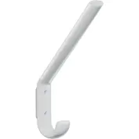Hewi Garderobenhaken 477.90.070 einfach A.108mm PA 97 lichtgrau H.163mm