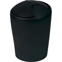 Spirella 7610583149541, 2 l, Rund, Polypropylen (PP), Schwarz, Manuell, 15 cm