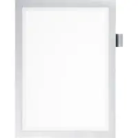 Durable Duraframe Informationsrahmen NOTE A4, magnetische Vorderseite, silber-metallic