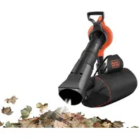 Black & Decker BEBLV290, Handgehaltenes Gebläse, 390 km/h, 55 l, 16:1, Schwarz, Orange, 102,5 dB