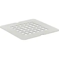 Ideal standard Ablaufabdeckung für Ablaufgarnitur 90mm, KV169FR, Farbe: Carraraweiß