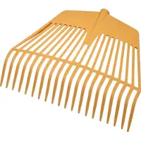 Kerbl Laubrechen / Laubgabel Breite 45cm,Kombigerät 2 in 1: Gartenrechen+Gabel