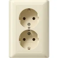 Gira Standard 55 Wandsteckdose (WCD-Schaltgeräte) - 078201