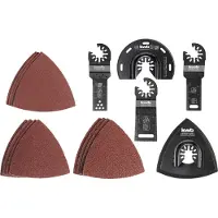 Einhell Multifunktionswerkzeug-Zubehör Multi-Tool-Set Ho,Me,Ku 17tlg.