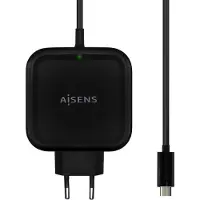 Aisens ASCH-1PD65WL-BK Wall Charger / 1xUSB Type-C / 65W