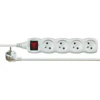 Emos 1902141000, Geändert, Weiß, 4 AC-Ausgänge, 10 m, 250 V, 10 A