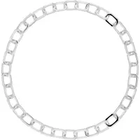 PDPaola CO02-381-U Damen-Halskette Large Signature Chain silberfarben