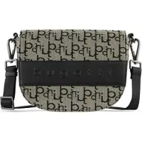 Bugatti Schultertasche Umhängetasche Elea Shoulderbag Black beige