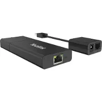 Yealink USB2CAT5E-EXT, Netzwerksender & -empfänger, 40 m, Cat5e, Schwarz, 100 - 240 V, 48 V